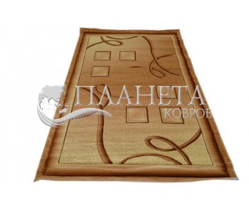 Синтетический ковер Hand Carving 0512 d.beige-brown - высокое качество по лучшей цене в Украине